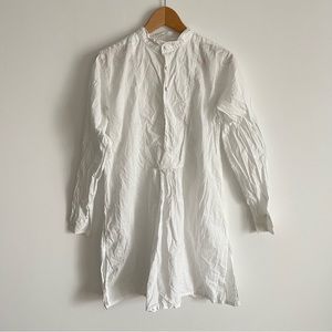 eskandar White Cotton Shirt 0 Light Weight designer $450